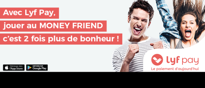 Money friend Gagnez 150 € et offrez 150 € à un ami avec Top Music et Lyf Pay
